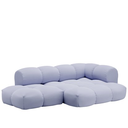 Sander Sofa Design 6, Right armrest, Vidar 4 - Lilac blue 0723