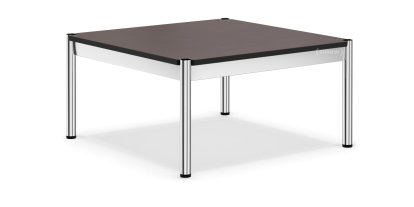 USM Haller Coffee Table, 75 x 75 cm, Linoleum, Mauve