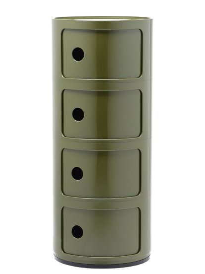 Componibili Round - 4 Compartments, Green