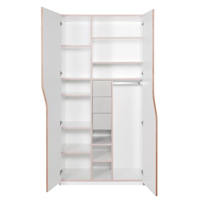 Plane Wardrobe, Light grey lacquered