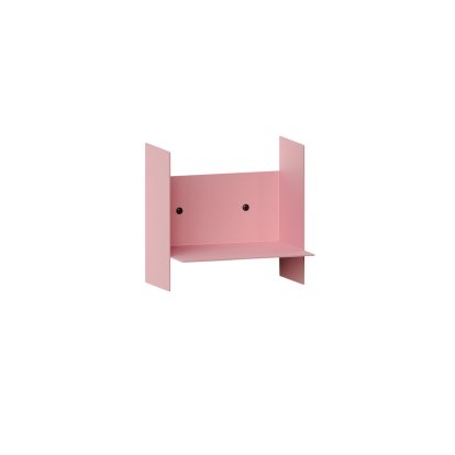 Pli Wall Shelf Classic, 20 cm, Powder pink, Without hooks