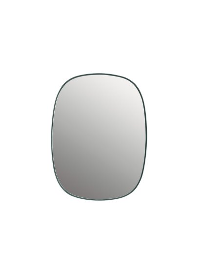Details Muuto Framed Mirror Framed Mirror, Small, Frame dark green / clear glass