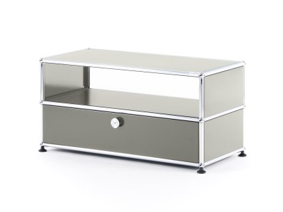 USM Haller TV-Bench, Light grey RAL 7035