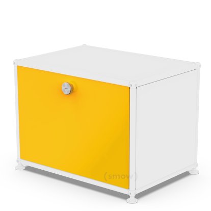 USM Haller Drop-down Door for USM Haller Shelves, 50 cm x 35 cm, Golden yellow RAL 1004