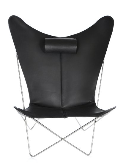 KS Chair, Black, Stainless steel