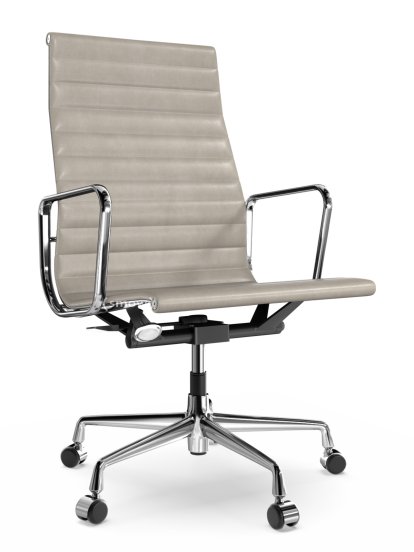 Aluminium Group EA 119, Chrome-plated, Leather (Standard), Sand