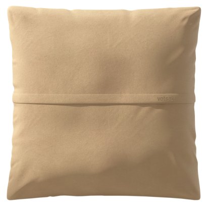 Vetsak Cushion, Jumbo Pillow, Leather - Beige