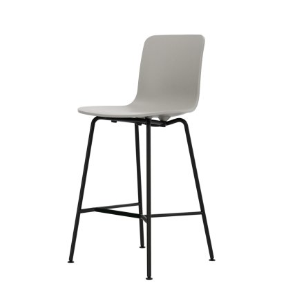 HAL RE Bar Stool, Warmgrey RE, Kitchen version: 645mm, Powder-coated basic dark