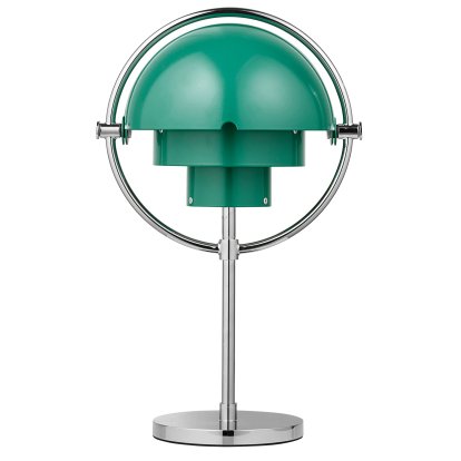 Multi-Light Rechargeable Lamp, Teal green / chrome