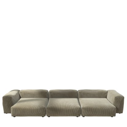 Vetsak Sofa Set 5, Cord velours - Khaki, Without cushion