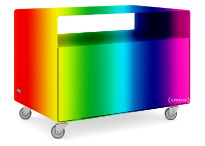 Trolley R 107, Self-coloured, RAL Metallic Colour, Industrial castors