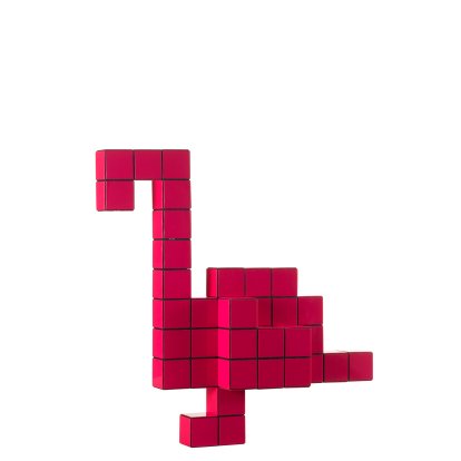 Panton Cubes Plug-in Figure, Flamingo , Pink