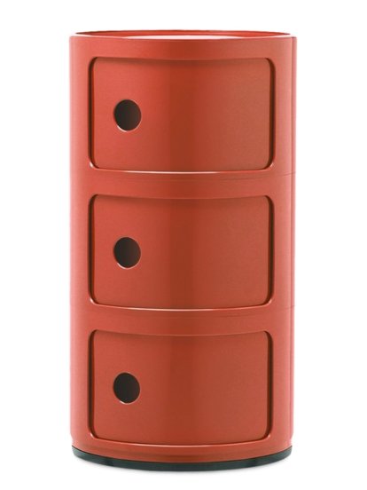 Componibili Round - 3 Compartments, Orange
