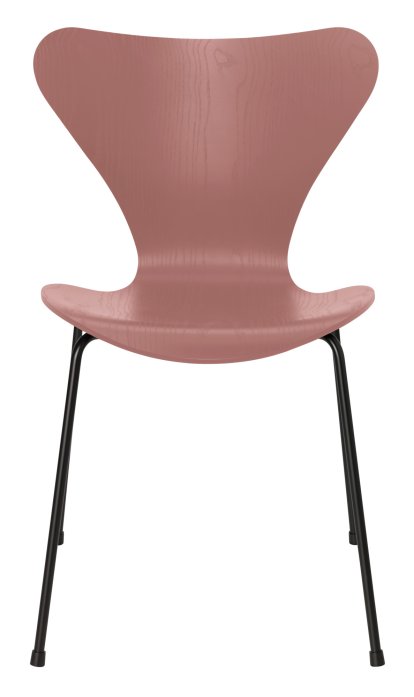 Series 7 Chair 3107, Coloured ash, Wild Rose, Black