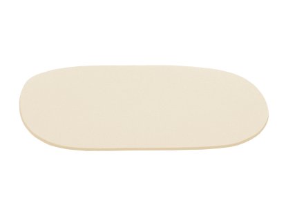 Seat Pad for Panton Chair, Without upholstery, Wool white