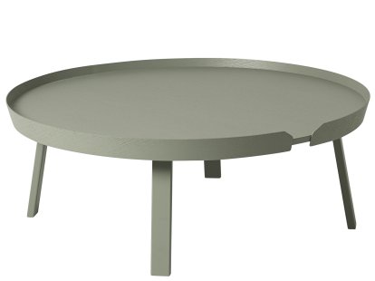 Around Coffee Table, XL (H 36 x Ø 95 cm), Ash dusty green