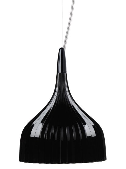 É, Suspension lamp, Opaque, Black