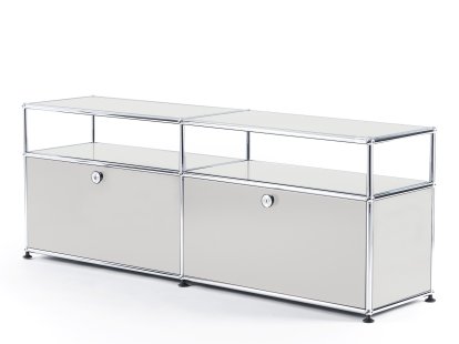 USM Haller TV-Board with Extension, Light grey RAL 7035