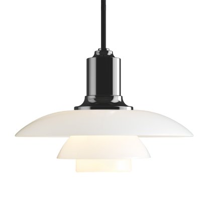 PH 2/1 Pendant Lamp, Black metallised