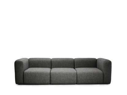 Pump, 3 Seater (W 250 cm), Fabric Hallingdal dark grey