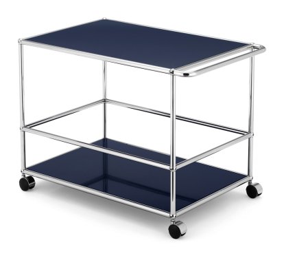 USM Haller Bar Trolley Type I, Steel blue RAL 5011