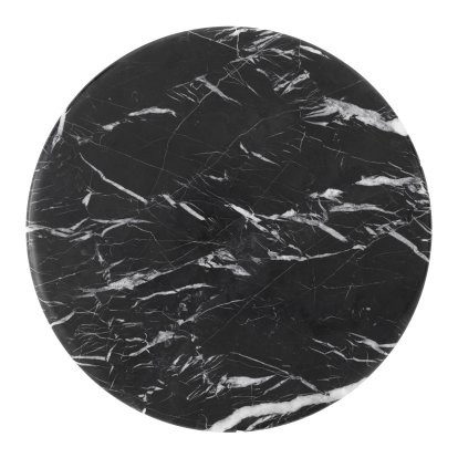 Marble Top for the Wire Stool, Nero Marquina