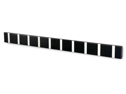 Knax, 10 hooks, Aluminium, Black stained oak