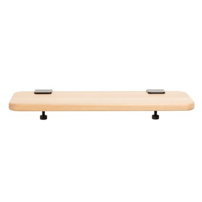 Tiptoe Wall Shelf, Solid Oak