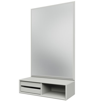 Glance Mirror with Shelf, Nordic