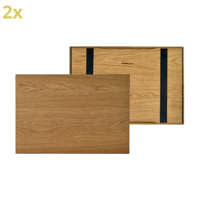 Wooden Overlay for USM Haller Shelves, Size L, 50 cm x 35 cm, Oak, naturally oiled