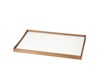 Turning Tray, S (23 x 45 cm), Black/White