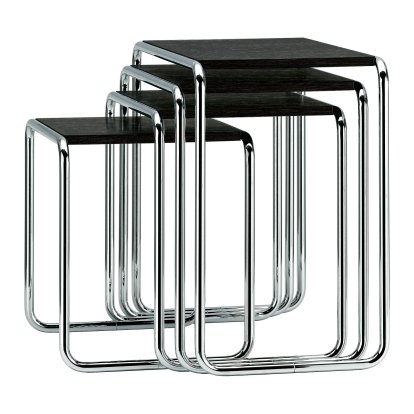 Details Thonet Set B 9 Set B 9, Stained beech, Black (TP 29)