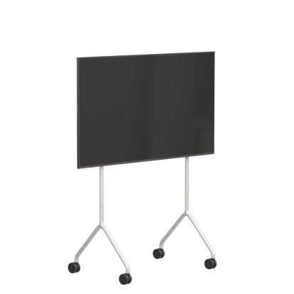 Moon TV Stand, Light, Cloudy silver