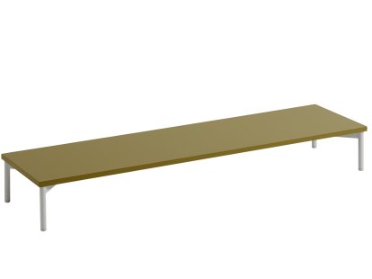 Stacked Podium 2.0 Tube Base, 131 x 17,15 x 35 cm, Brown green / grey