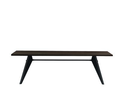 EM Table, 240 x 90 cm, Black oak veneer, protective varnish, Deep black