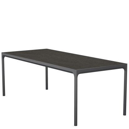 Four Table Ceramics, 210 x 90 cm, Dark grey / graphite