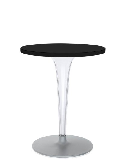 TopTop Dining Table Small, Round Ø 60 x H 72 cm, laminate, Black