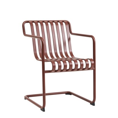 Palissade Dining Cantilever Chair, Iron red