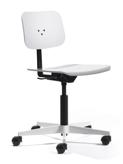 Office Chair Mr. Square , White RAL 9010