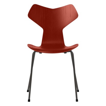 Grand Prix 3130 Chair, Coloured ash, Venetian red, Warm graphite