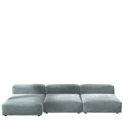 Vetsak Sofa Set 4, Cord velours - Mint, Without cushion