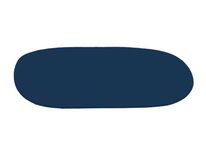 Seat Pad for Panton Chair, Without upholstery, Ocean