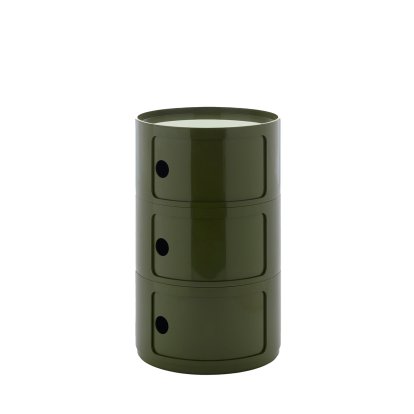 Details Kartell Componibili Container Big Componibili Container Big, 3 Compartments, Green