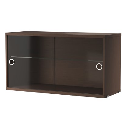 String System Display Cabinet, Dark oak