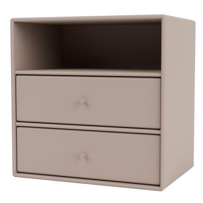 Montana Mini, Module with 2 drawers, Mushroom