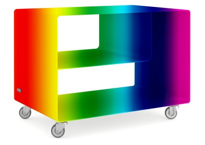 Trolley R 106, Self-coloured, RAL Pearl Colour, Industrial castors