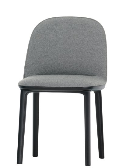 Softshell Side Chair, Sierra grey, Felt pads for hard floor surfaces