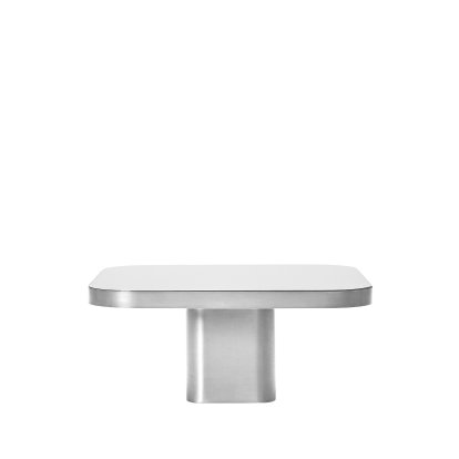 Bow Coffee Table, Aluminium, H 31 x W 70 x D 70