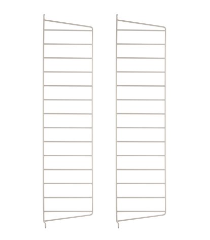 String System Wall Panel, Set of 2, 75 x 20 cm, Beige
