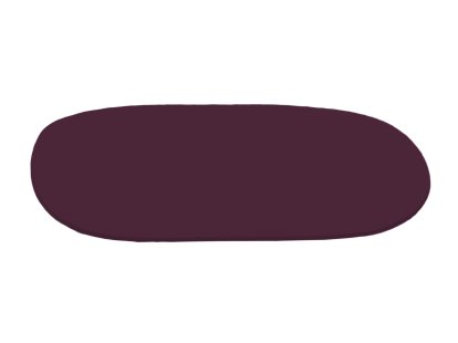 Seat Pad for Panton Chair, Without upholstery, Aubergine
